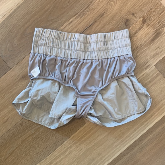 Altar’d State Revival High Waisted Athletic Shorts in Gray Shimmer Size Medium - Picture 8 of 13